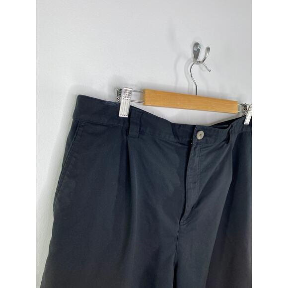 Adidas Black Zip Fly Button Closure Polyester Golf Shorts Men's Size 38 - Picture 4 of 6